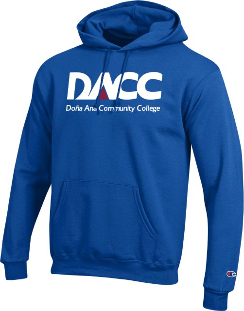 Dona Ana Champion Fleece Hoodie Dona Ana Community College Wordmark