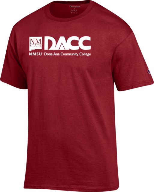 Dona Ana Champion T Shirt Dona Ana Community College Wordmark w NMSU Logo