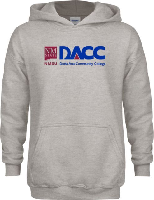 Dona Ana Youth Fleece Hood Dona Ana Community College Wordmark w NMSU Logo