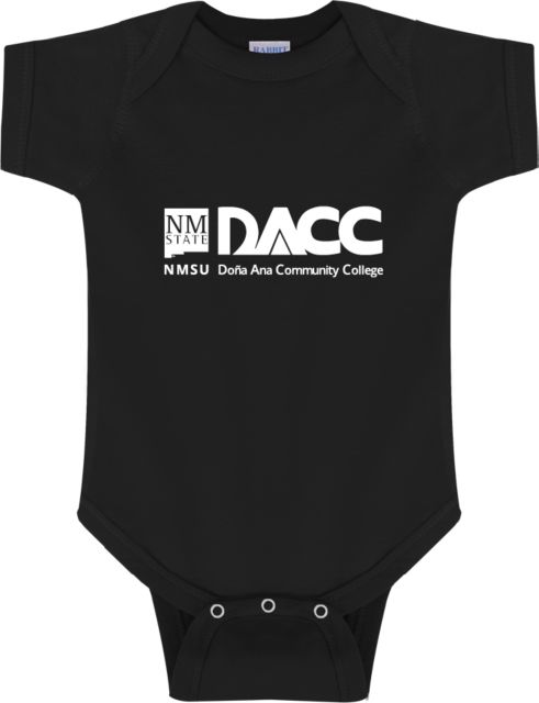 Dona Ana Infant Bodysuit Dona Ana Community College Wordmark w NMSU Logo