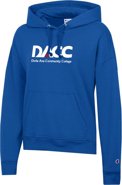 Dona Ana Champion Womens Powerblend Pullover Hood Dona Ana Community College Wordmark