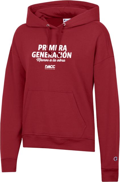 Dona Ana Champion Womens Powerblend Pullover Hood DACC - Primera Generacion - Manos a la obra