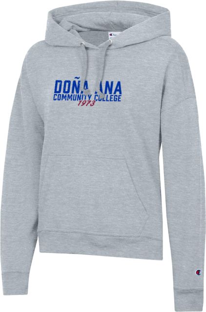 Dona Ana Champion Womens Powerblend Pullover Hood Distressed Dona Ana Community College - 1973