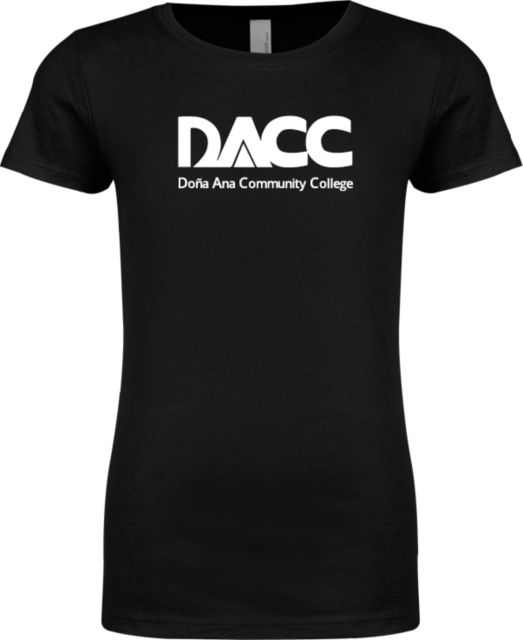 Dona Ana Next Level Girls Fashion Fit T Shirt Dona Ana Community College Wordmark