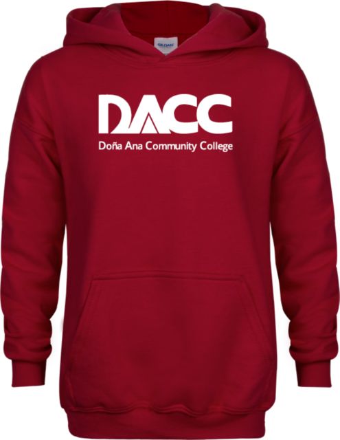 Dona Ana Youth Fleece Hoodie Dona Ana Community College Wordmark