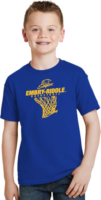 Embry Riddle Youth T Shirt Basketball Net - ONLINE ONLY