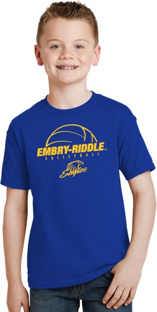 Embry Riddle Youth T Shirt Volleyball - ONLINE ONLY