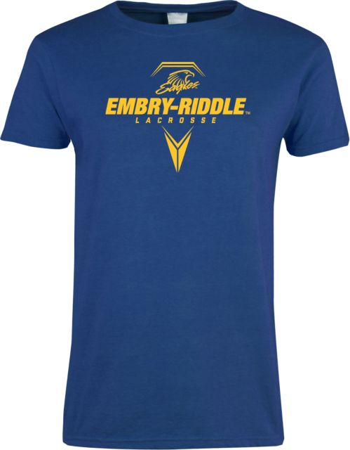 Embry Riddle Ladies T Shirt Lacrosse Geometric - ONLINE ONLY