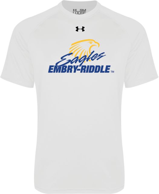 Embry Riddle Under Armour Tech Tee Primary Mark - ONLINE ONLY