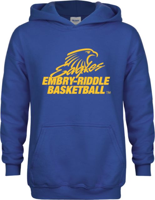 Embry Riddle Youth Fleece Hoodie Basketball - ONLINE ONLY