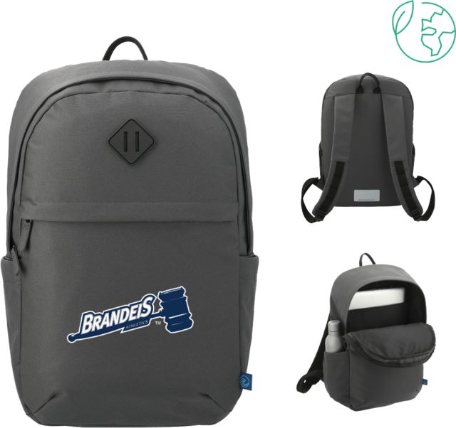 Brandeis Repreve Ocean Commuter Computer Backpack Brandeis Athletics - ONLINE ONLY