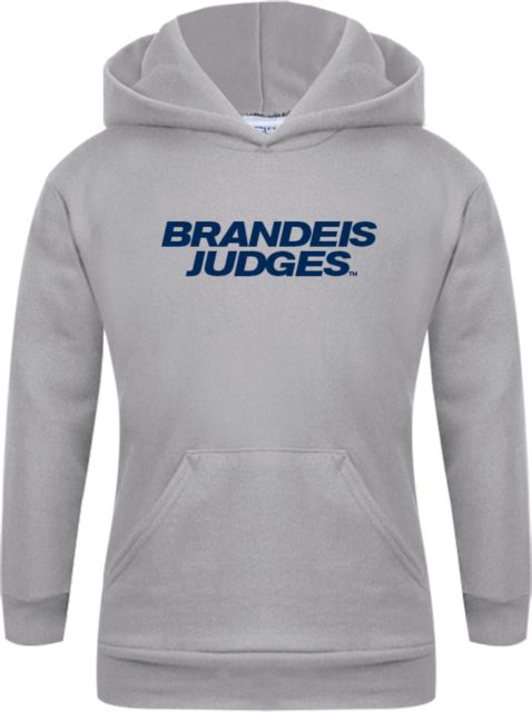 Brandeis Youth Fleece Hood Brandeis Judges Wordmark - ONLINE ONLY