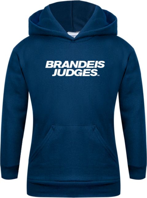 Brandeis Youth Fleece Hoodie Brandeis Judges Wordmark - ONLINE ONLY