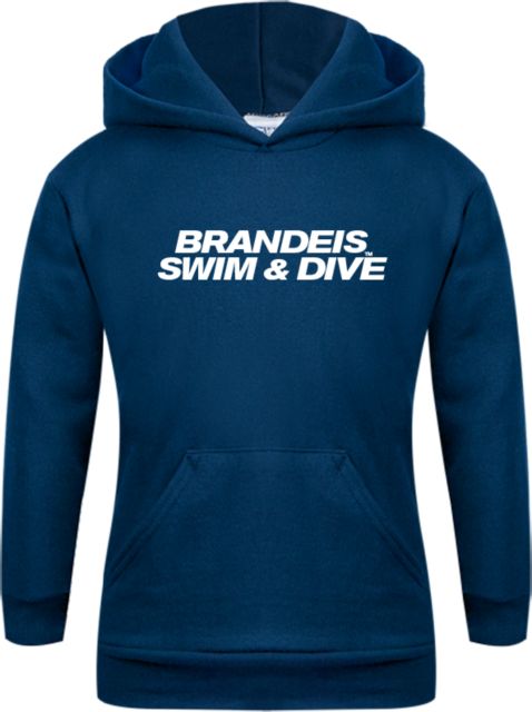 Brandeis Youth Fleece Hoodie Swim and Dive - ONLINE ONLY