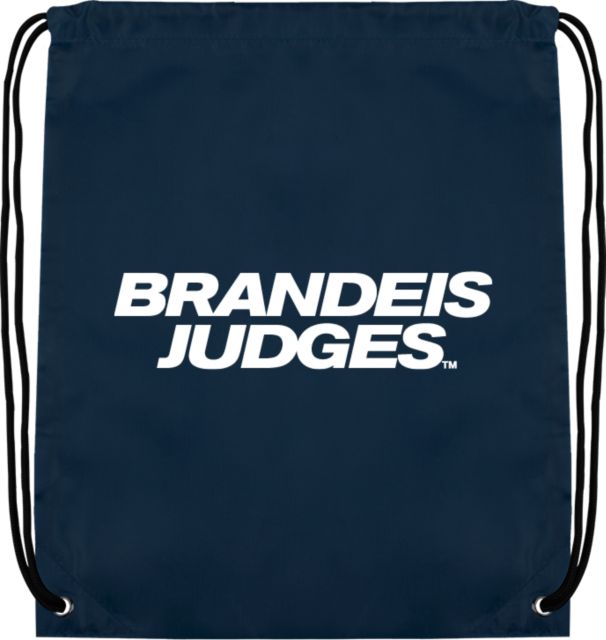 Brandeis Drawstring Backpack Brandeis Judges Wordmark - ONLINE ONLY
