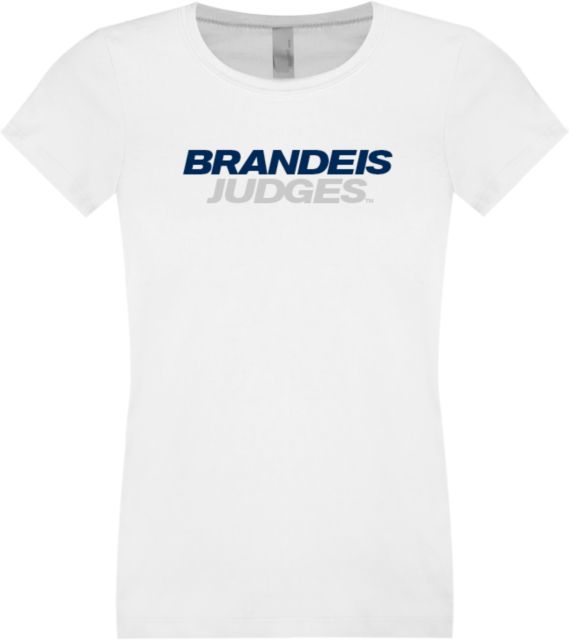Brandeis Next Level Girls Fashion Fit T Shirt Brandeis Judges Wordmark - ONLINE ONLY