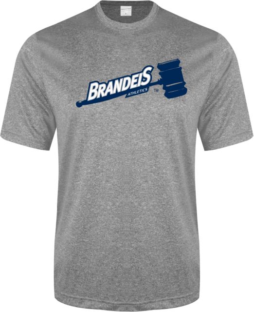 Brandeis Heather Performance Contender Tee Brandeis Athletics - ONLINE ONLY