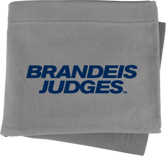 Brandeis Sweatshirt Blanket Brandeis Judges Wordmark - ONLINE ONLY