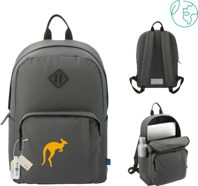 Austin College Repreve Ocean Everyday 15 inch Computer Backpack Kangaroo Hopping - ONLINE ONLY