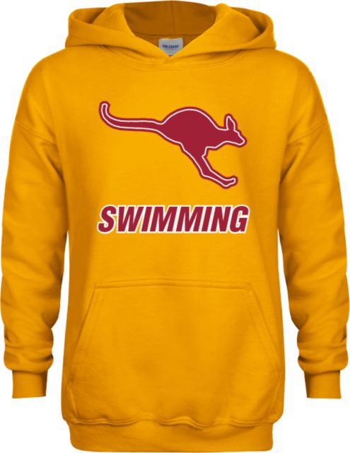 Austin College Youth Fleece Hoodie Swimming - ONLINE ONLY