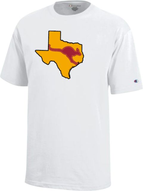 Austin College Youth Champion Short Sleeve Tee Texas with Mascot - ONLINE ONLY