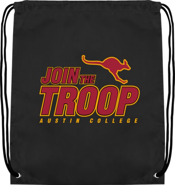 Austin College Drawstring Backpack Join The Troop - ONLINE ONLY