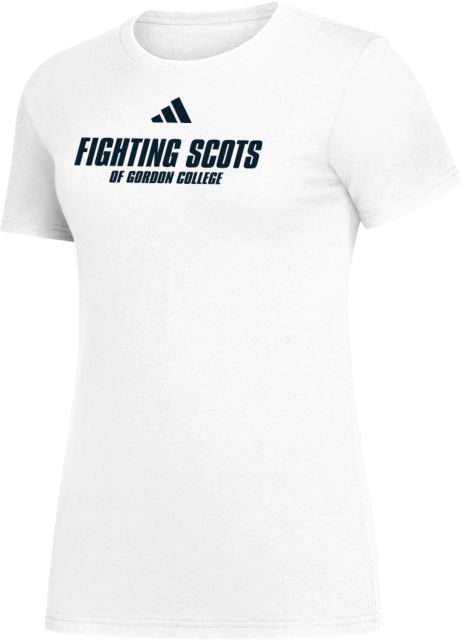 Gordon College Adidas Womens Amplifier Tee Adidas Wordmark - ONLINE ONLY