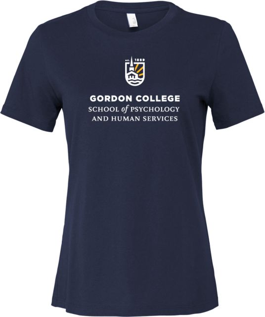 Gordon College Bella + Canvas Womens Relaxed Cotton T Shirt Gordon College School of Psychology & Human Services - ONLINE ONLY