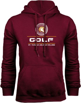 St Thomas Aquinas Fleece Hoodie St. Thomas Aquinas Golf Stacked - ONLINE ONLY