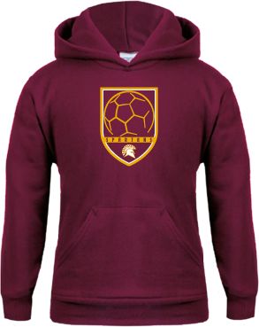 St Thomas Aquinas Youth Fleece Hoodie Spartans Soccer Shield - ONLINE ONLY