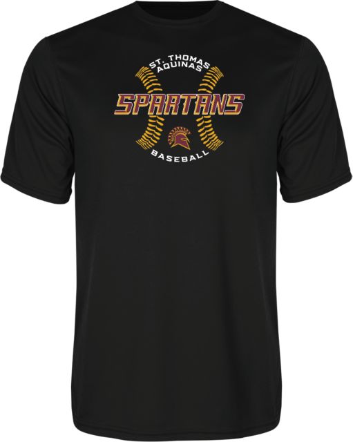 St Thomas Aquinas Performance Tee Spartans Baseball w/ Seams - ONLINE ONLY