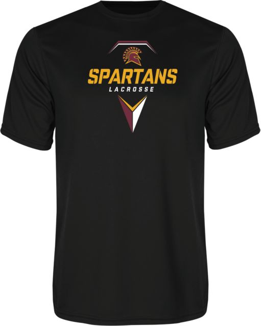 St Thomas Aquinas Performance Tee Spartans Geometric Lacrosse Head - ONLINE ONLY
