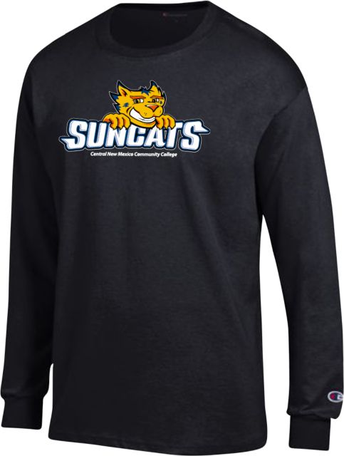 Central New Mexico Champion Long Sleeve T Shirt Suncats Primary Mark - ONLINE ONLY