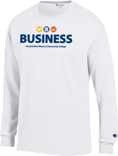 Central New Mexico Champion Long Sleeve T Shirt CNM Business - ONLINE ONLY