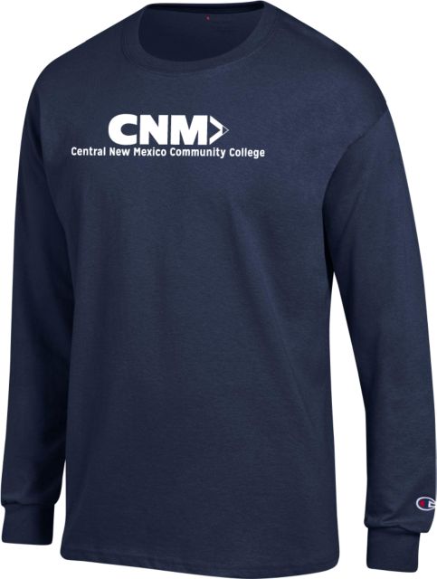 Central New Mexico Champion Long Sleeve T Shirt CNM Flat Wordmark - ONLINE ONLY