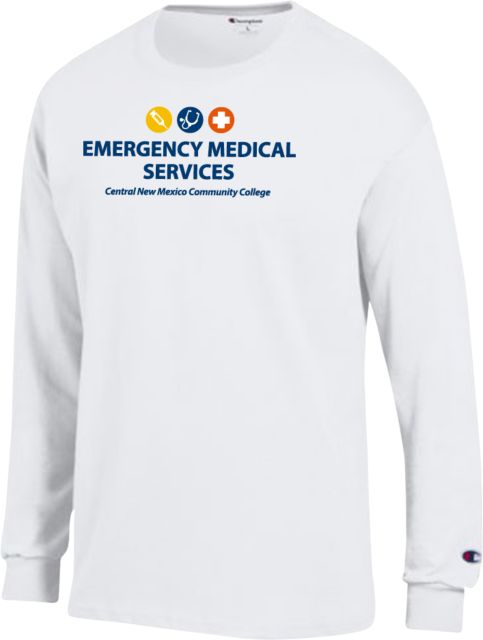 Central New Mexico Champion Long Sleeve T Shirt CNM Emergency Medical Services - ONLINE ONLY