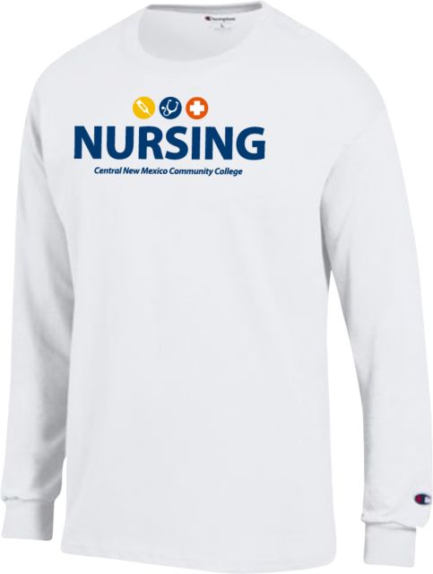Central New Mexico Champion Long Sleeve T Shirt CNM Nursing - ONLINE ONLY
