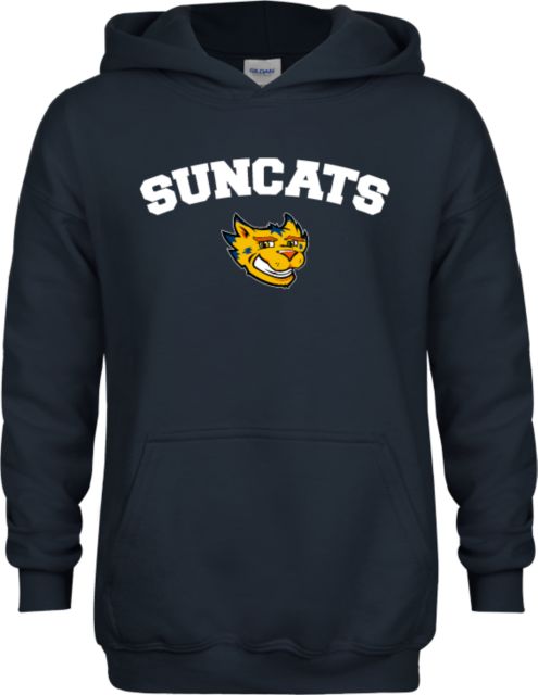 Central New Mexico Youth Fleece Hoodie Suncats Arched - ONLINE ONLY