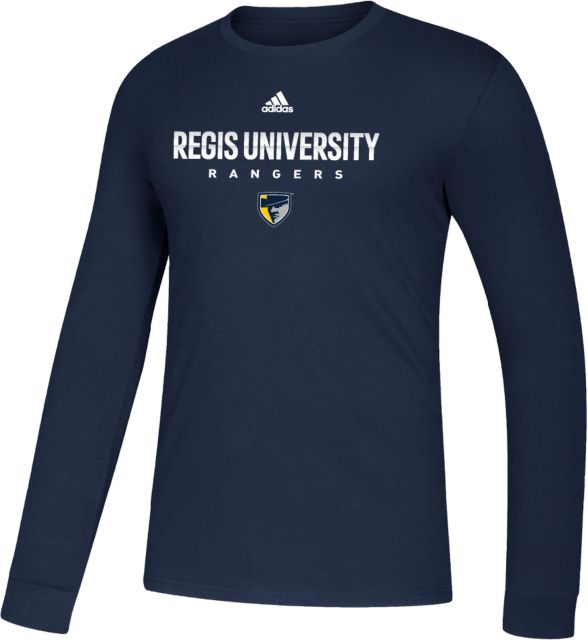 Regis Univ Adidas Amplifier Long Sleeve Tee Adidas Regis Rangers Chrome - ONLINE ONLY