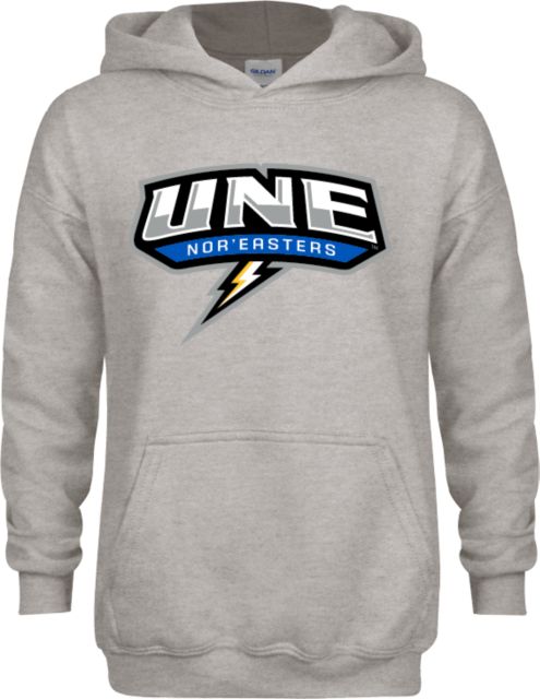 New England Youth Fleece Hood UNE w Bolt - ONLINE ONLY