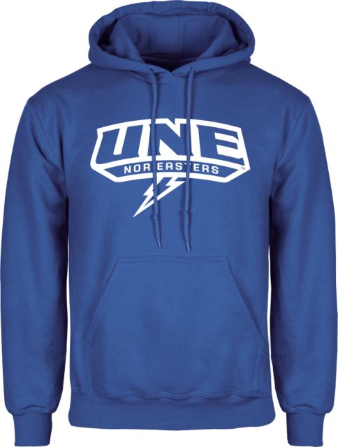 New England Fleece Hoodie UNE w Bolt - ONLINE ONLY