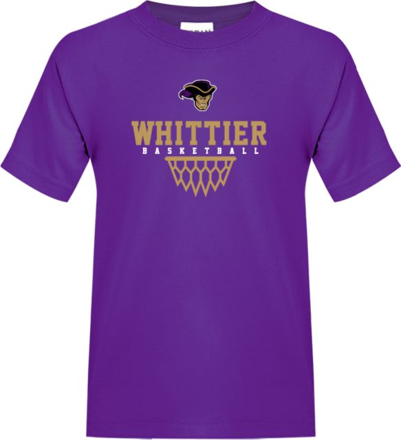 Whittier Youth T Shirt Basketball - ONLINE ONLY