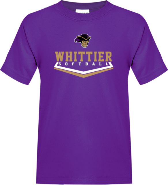 Whittier Youth T Shirt Softball - ONLINE ONLY