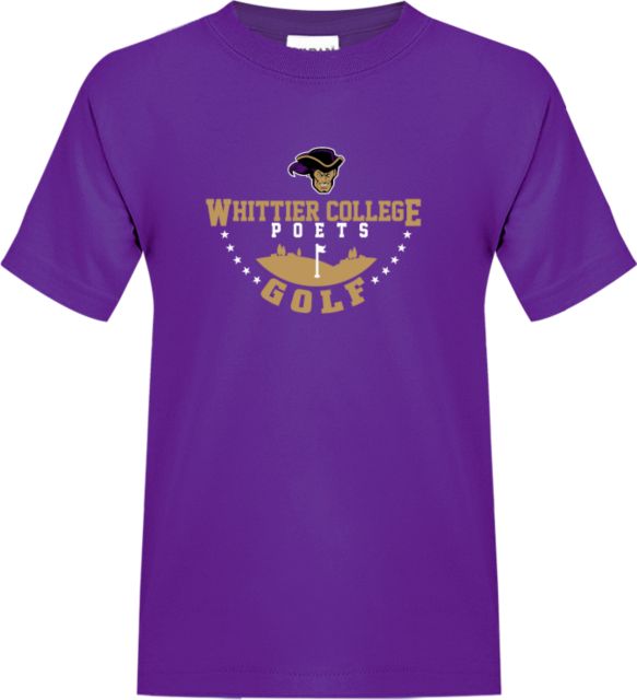 Whittier Youth T Shirt Golf - ONLINE ONLY