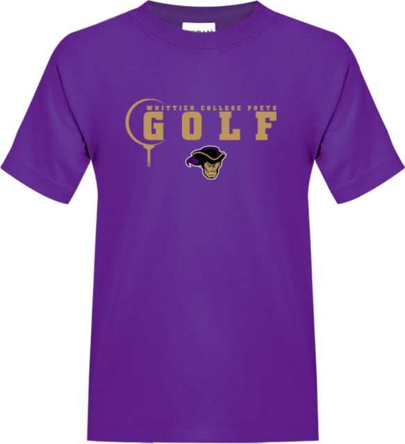 Whittier Youth T Shirt Golf - ONLINE ONLY