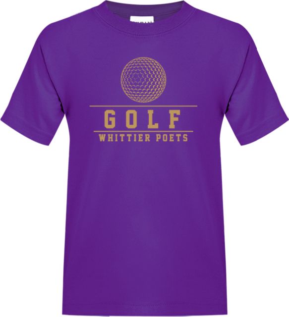 Whittier Youth T Shirt Golf - ONLINE ONLY