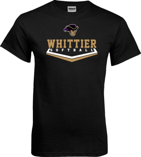 Whittier T Shirt Softball - ONLINE ONLY