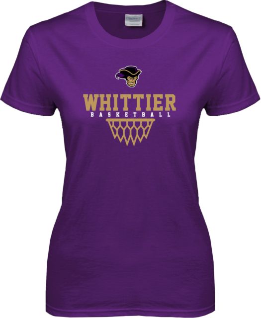 Whittier Ladies T Shirt Basketball - ONLINE ONLY