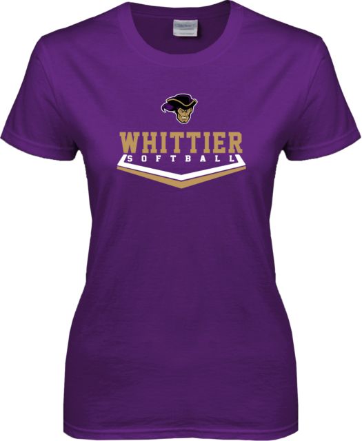 Whittier Ladies T Shirt Softball - ONLINE ONLY