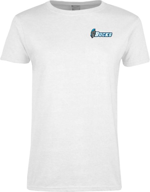 Bucks CCC Womens Short Sleeve Tee Bucks Mascot Wordmark - ONLINE ONLY